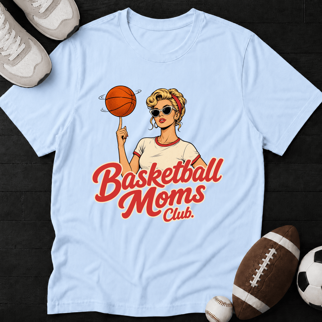 Basketball Moms Club. Blond T-Shirt