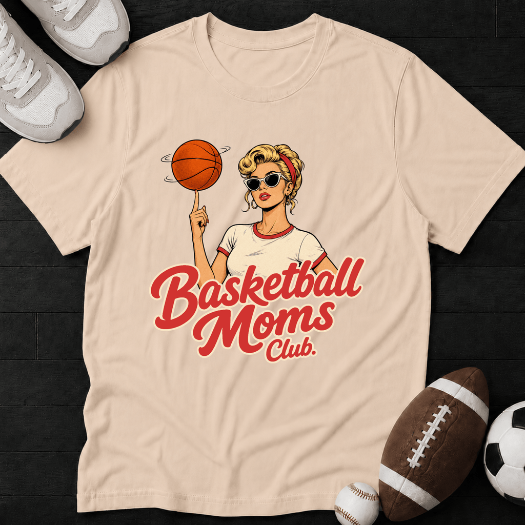 Basketball Moms Club. Blond T-Shirt