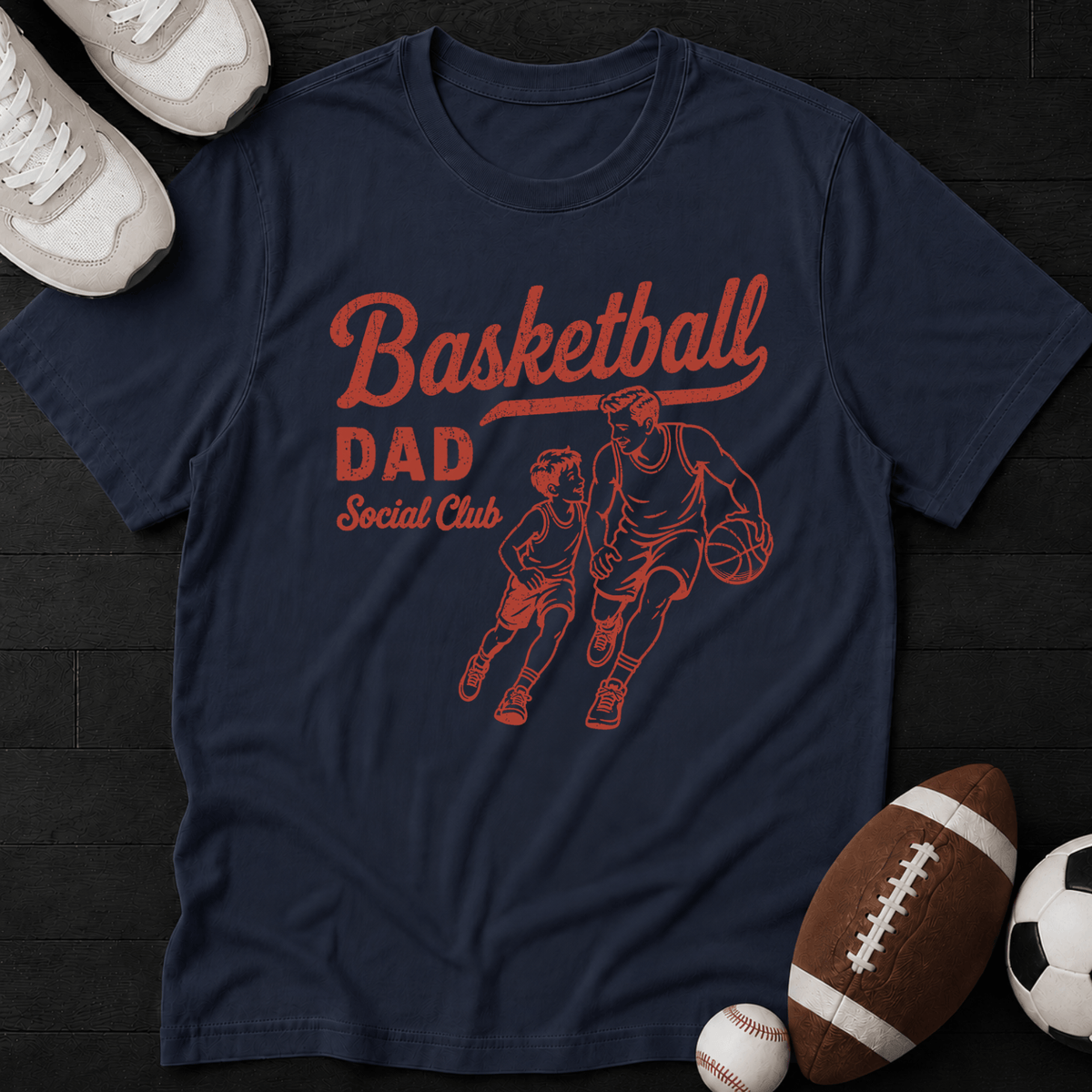 Basketball Dad Social Club T-Shirt