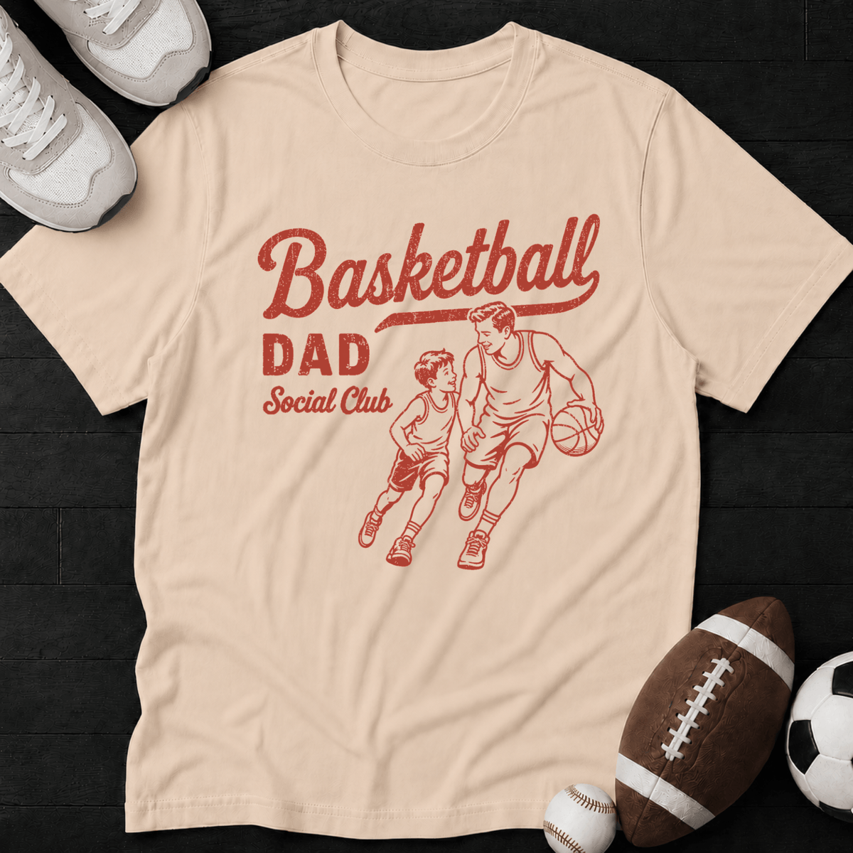 Basketball Dad Social Club T-Shirt