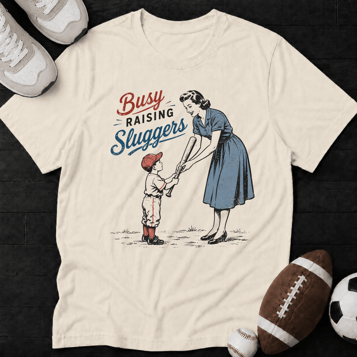 Busy Raising Sluggers T-Shirt