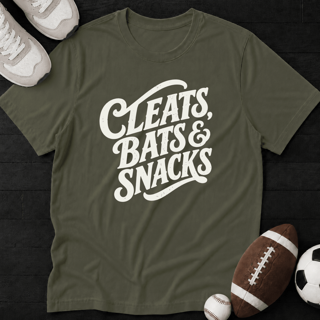 Cleats, Bats & Snacks T-Shirt