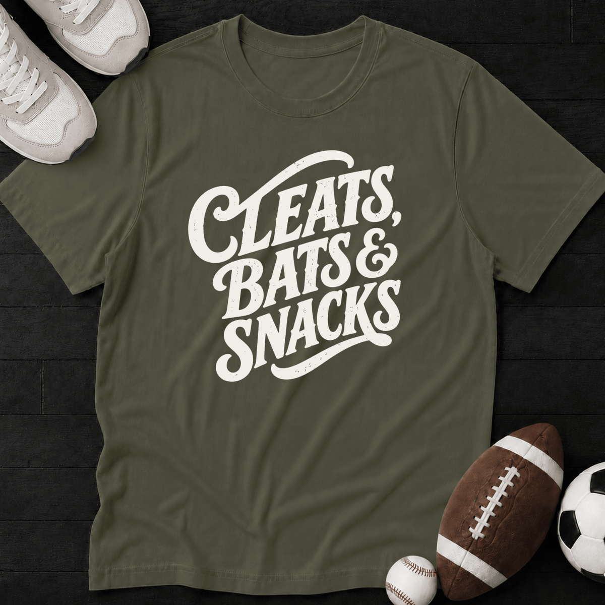 Cleats, Bats & Snacks T-Shirt