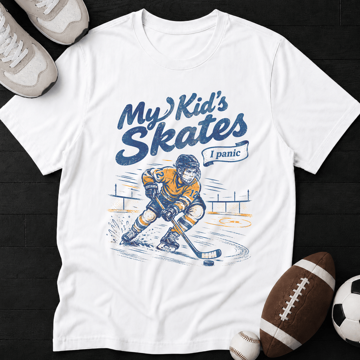 My Kid Skates, I Panic T-Shirt