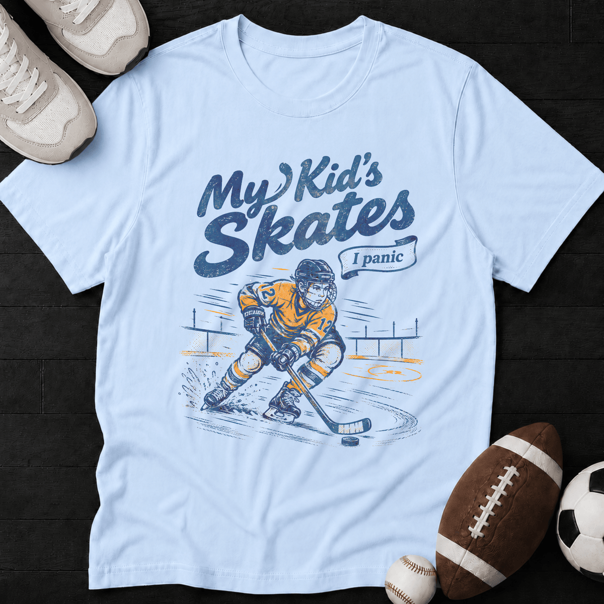 My Kid Skates, I Panic T-Shirt