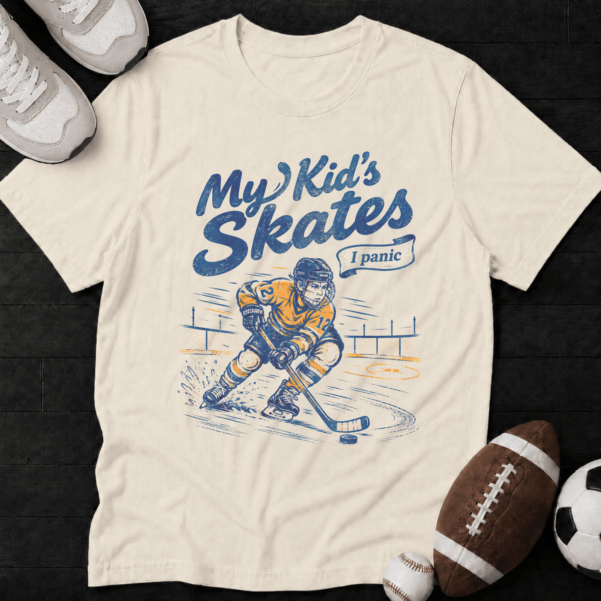 My Kid Skates, I Panic T-Shirt