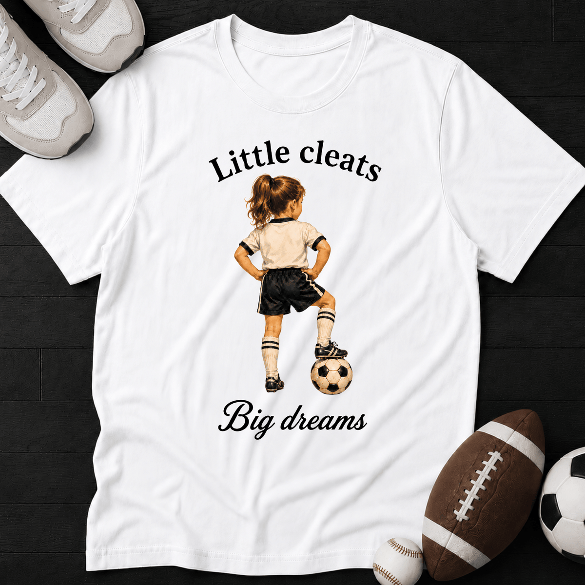 Little Cleats Big Dreams T-Shirt