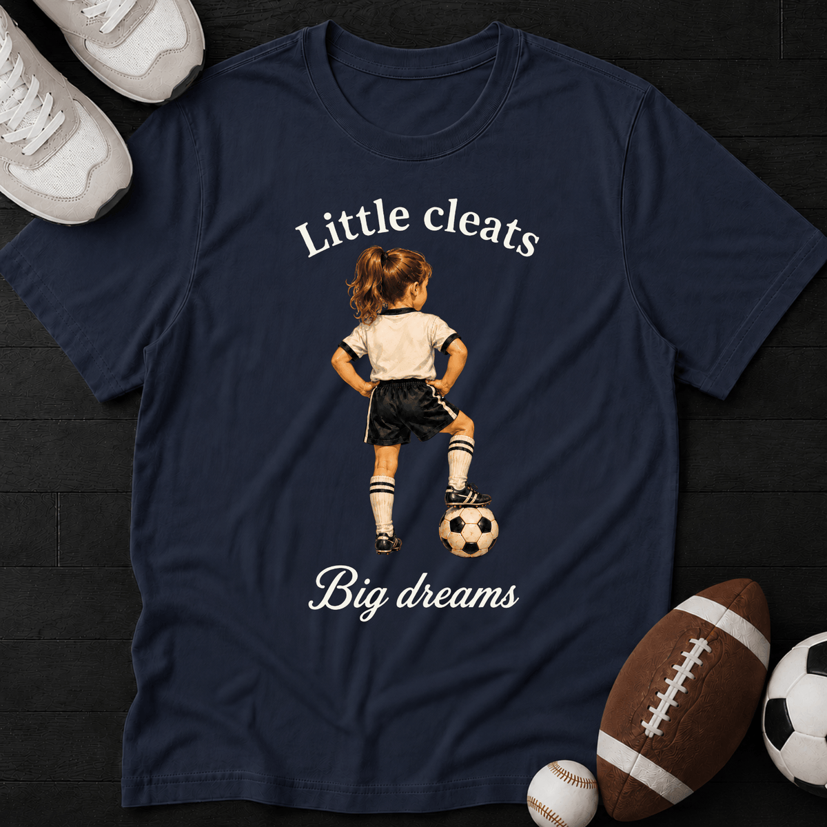 Little Cleats Big Dreams T-Shirt