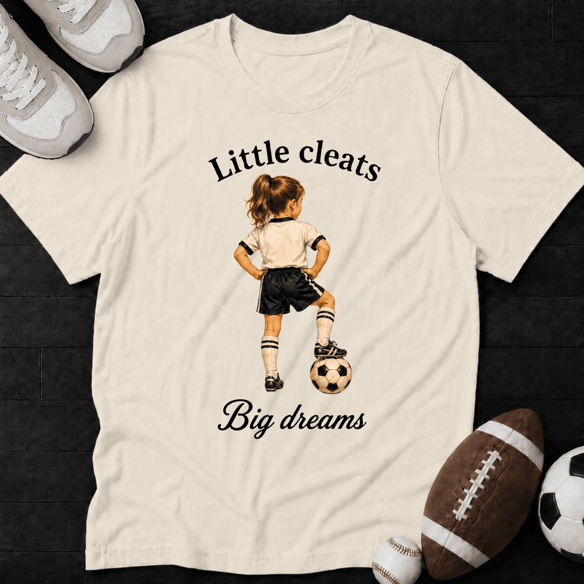 Little Cleats Big Dreams T-Shirt