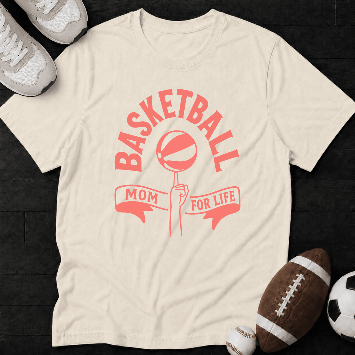 Basketball Mom For Life T-Shirt