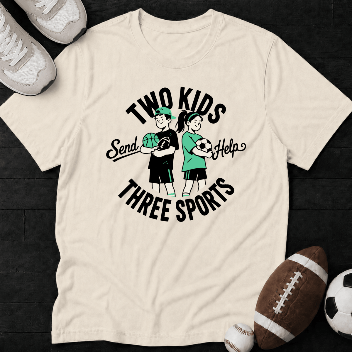 Two Kids, Three Sports, Send Help