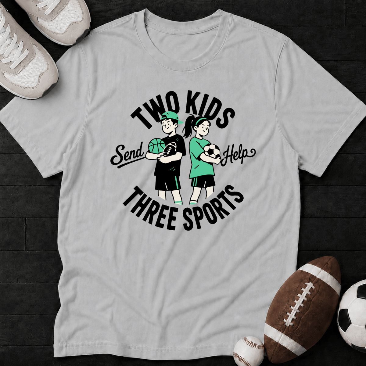 Two Kids, Three Sports, Send Help