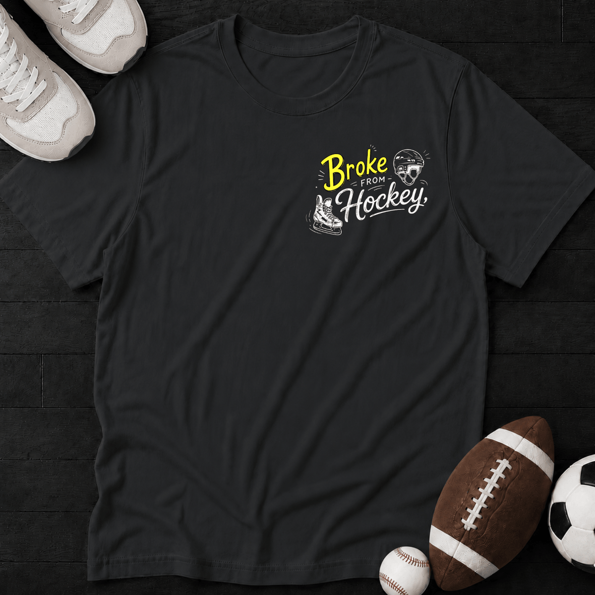 Broke from Hockey, Rich in Memories T-Shirt