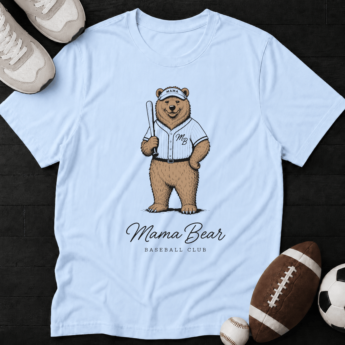 Mama bear Baseball club T-Shirt