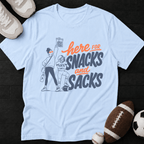 Here for snacks and sacksT-Shirt