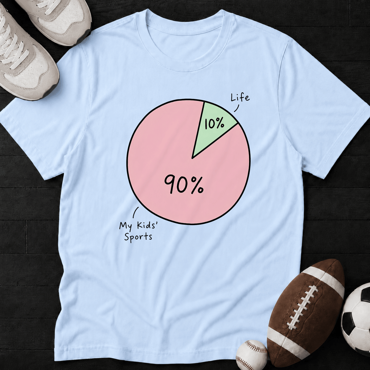 Kids' Sports 90% / Life 10% T-Shirt