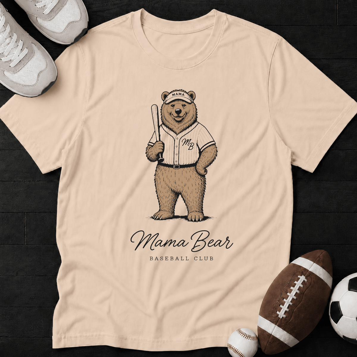 Mama bear Baseball club T-Shirt