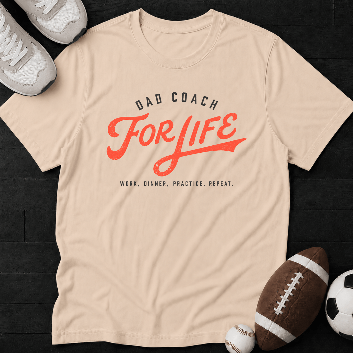 Dad coach for life T-Shirt