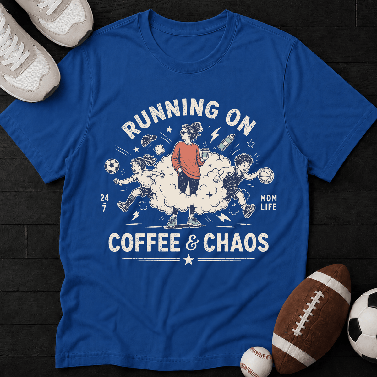 Running on Coffee & Chaos T-Shirt