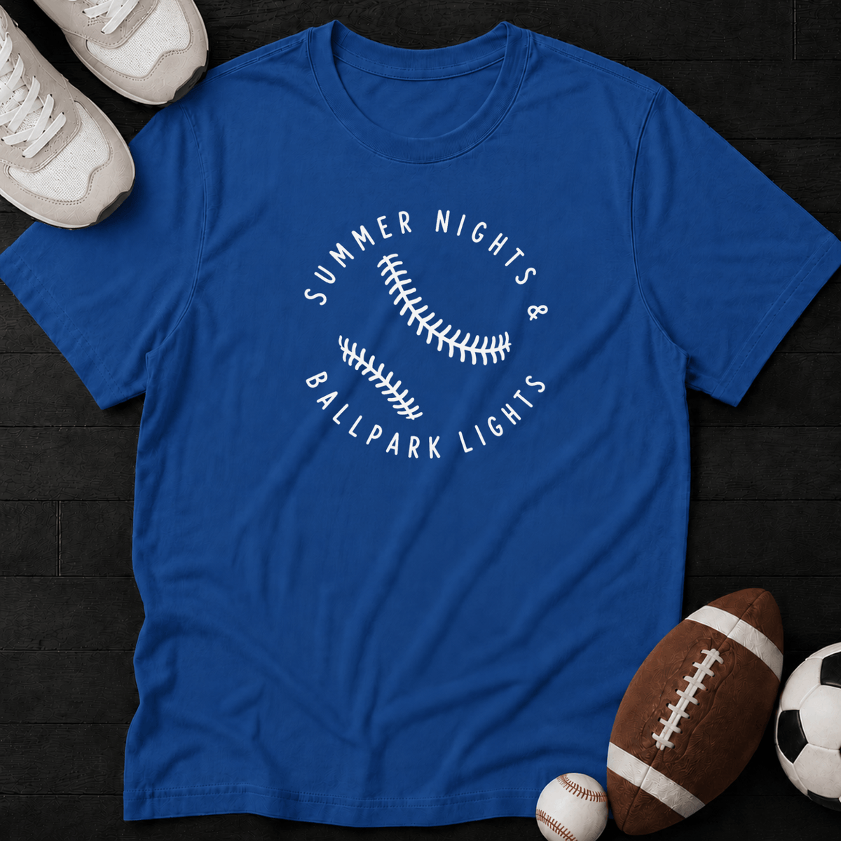 Summer nights & Ballpark lights T-Shirt