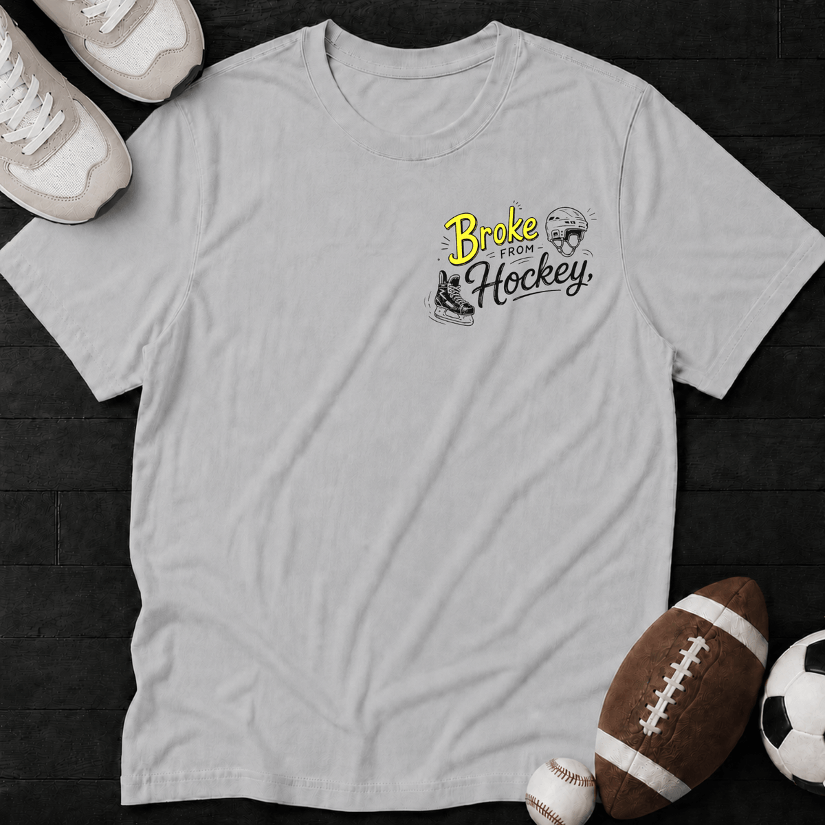 Broke from Hockey, Rich in Memories T-Shirt