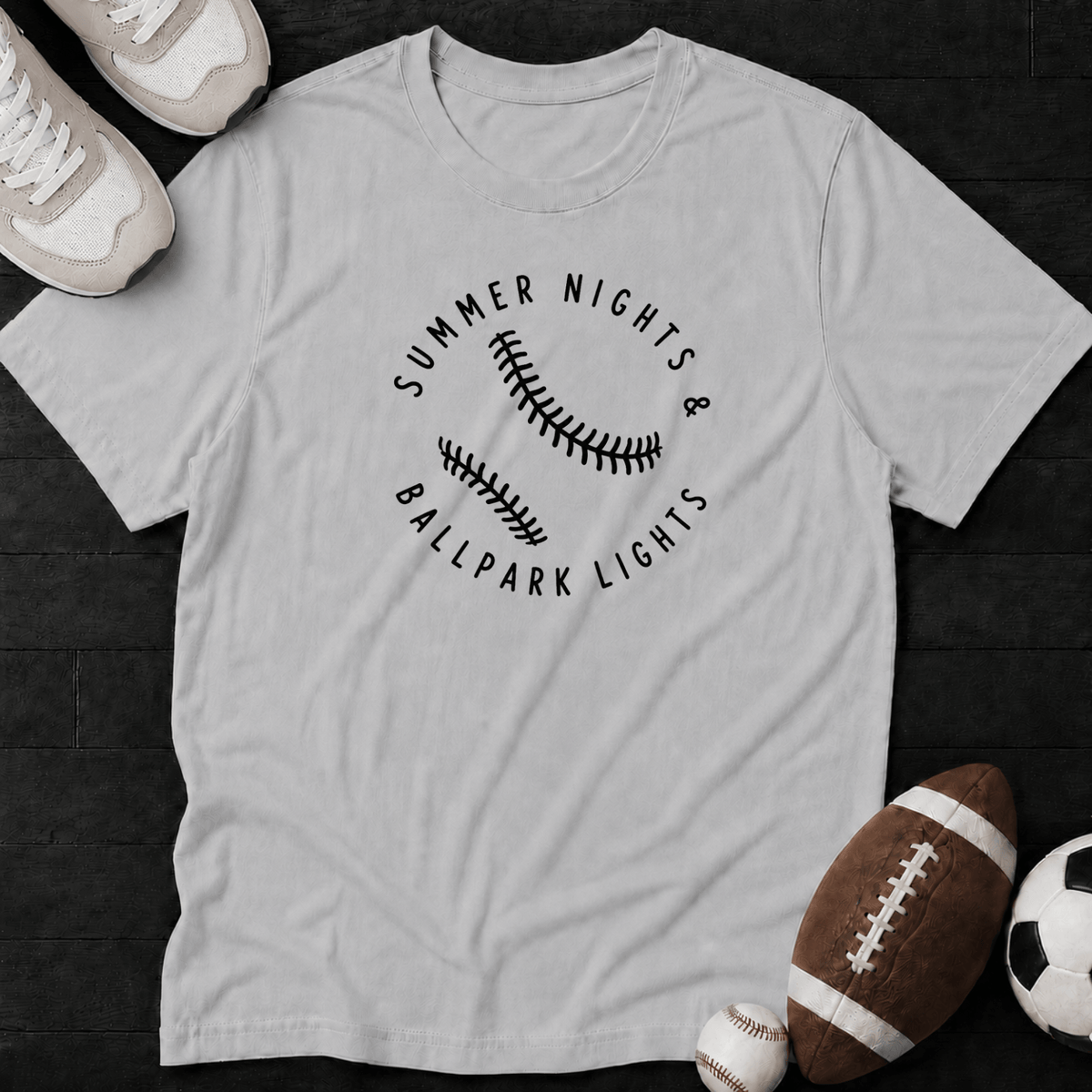 Summer nights & Ballpark lights T-Shirt