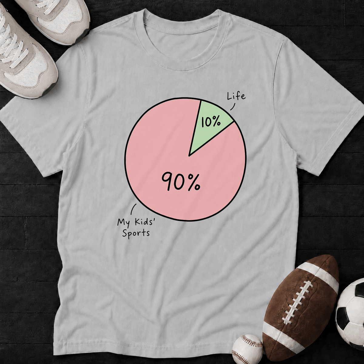 Kids' Sports 90% / Life 10% T-Shirt