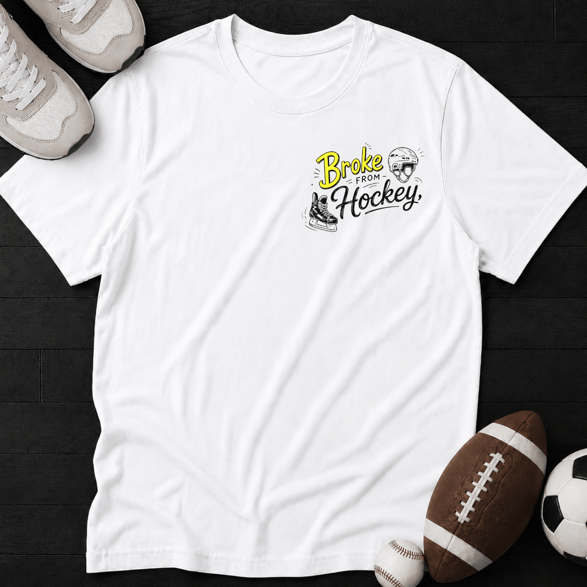 Broke from Hockey, Rich in Memories T-Shirt