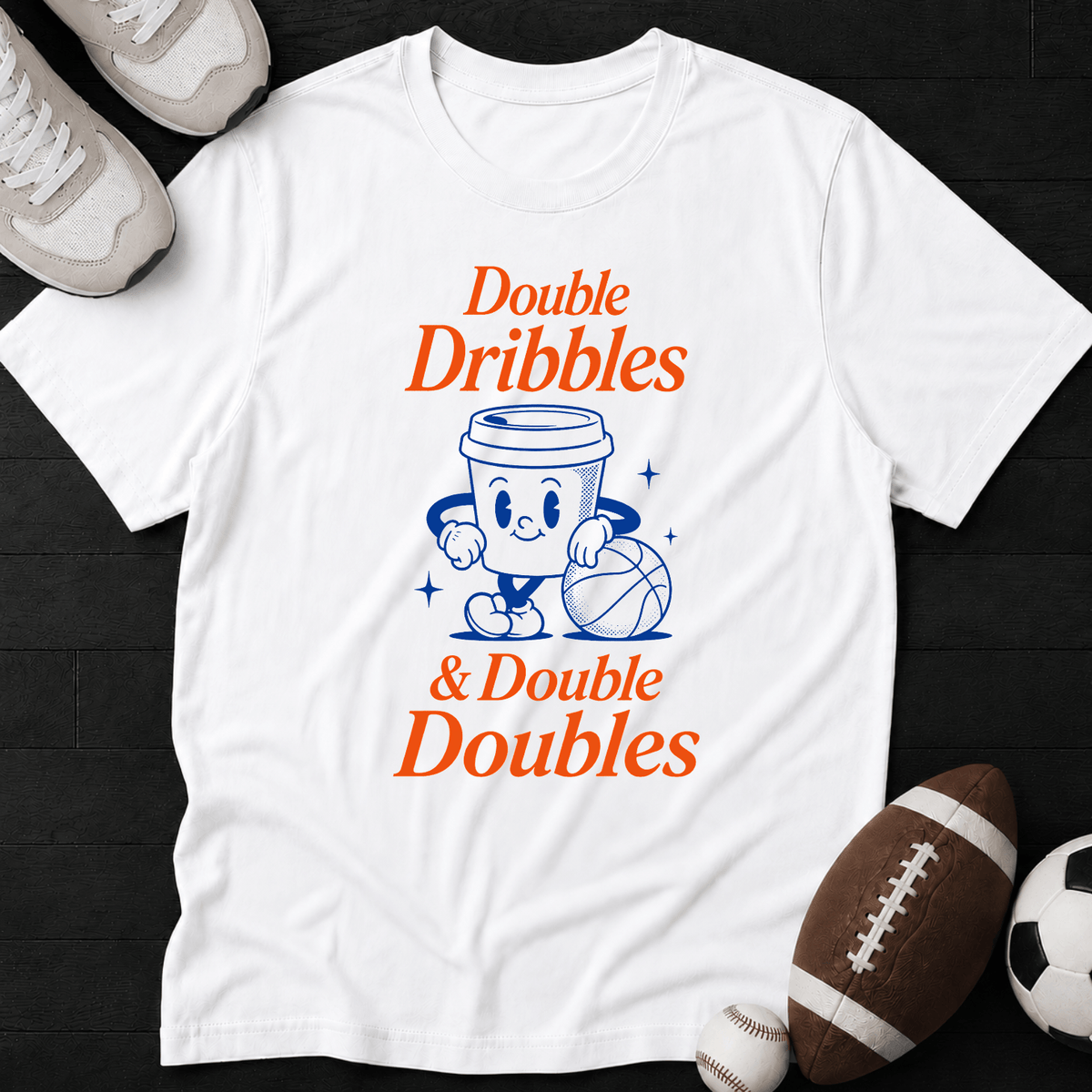 Double Dribbles & Double Doubles T-Shirt