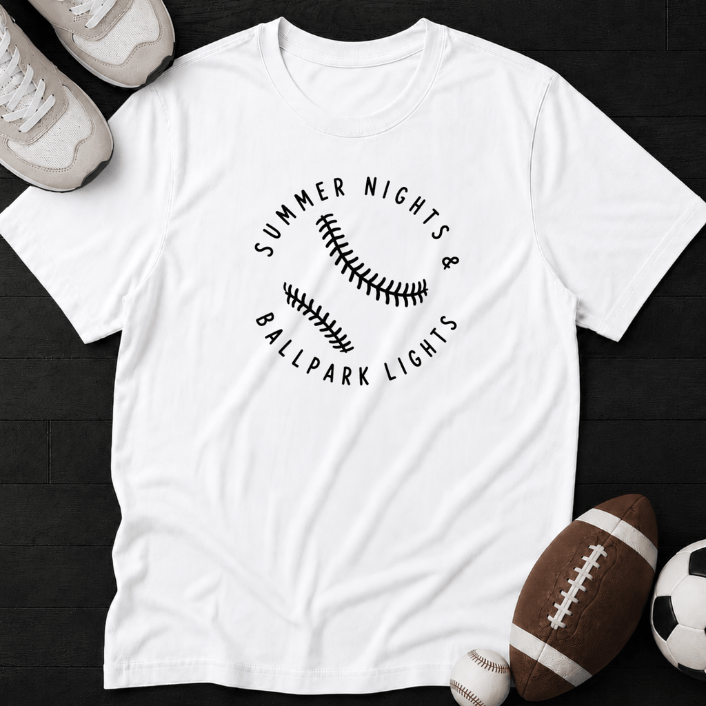 Summer nights & Ballpark lights T-Shirt